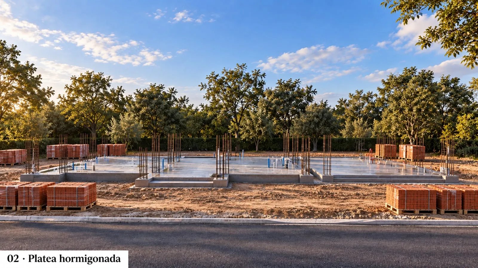 Modelo Argentina estilo Gótico, etapa de obra 2 de 9
