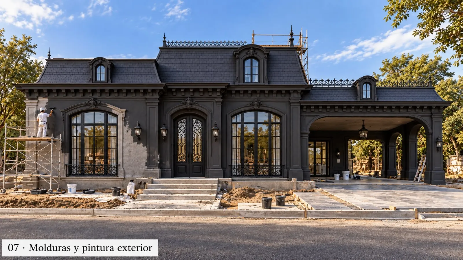 Modelo Argentina estilo Gótico, etapa de obra 7 de 9
