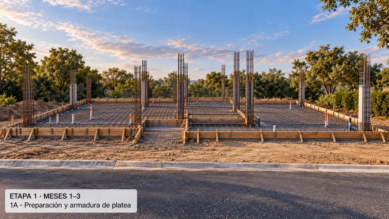 Modelo Argentina, etapa de obra 1 de 3